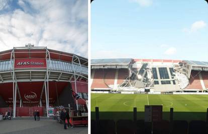 Izbjegnuta tragedija: Urušio se krov na stadionu AZ Alkmaara