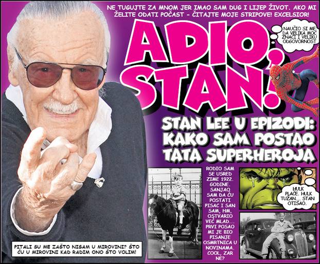 Karijera U Slikama Evo Kako Je Zivio Stripovski Genij Stan Lee 24sata