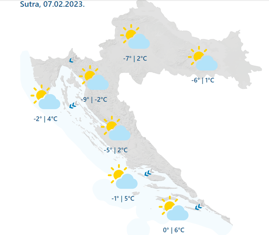 Meteoalarm i dalje na snazi, a temperature u velikom minusu