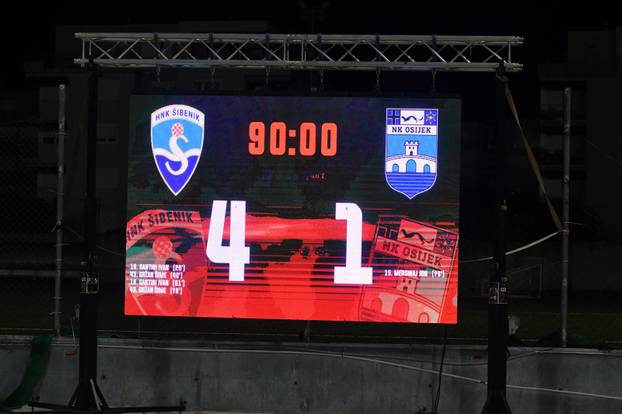 Šibenik i Osijek sastali se u 28. kolu SuperSport HNL-a