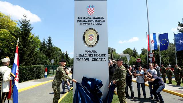 Zagreb: SveÄanost imenovanja vojarne  Croatia  imenom 1. gardijska brigada Tigrovi