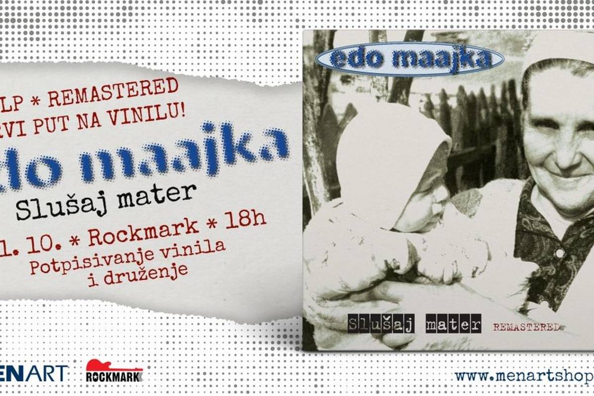 Edo Maajka predstavlja album Slušaj mater na LP izdanju