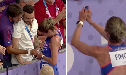 VIDEO Francuska olimpijka je srušila europski rekord, došla do dečka na tribini i - kleknula!