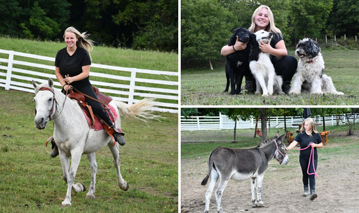 FOTO Kokoši, peseki, konji... Evo što sve skriva Enin ranč pun ljubavi: 'Oni su moji ljubimci!'