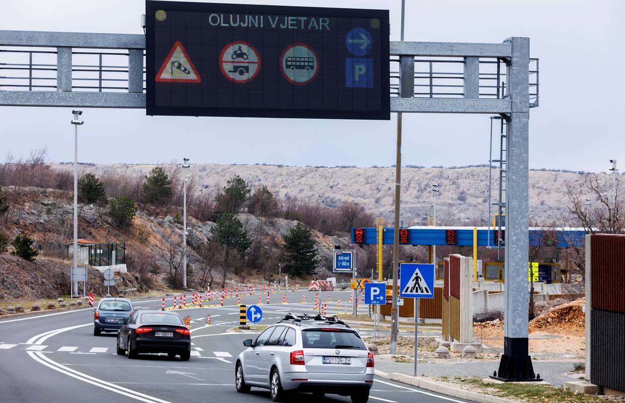 HAK: Na Krčkom mostu zabrana prometa za I. skupinu vozila