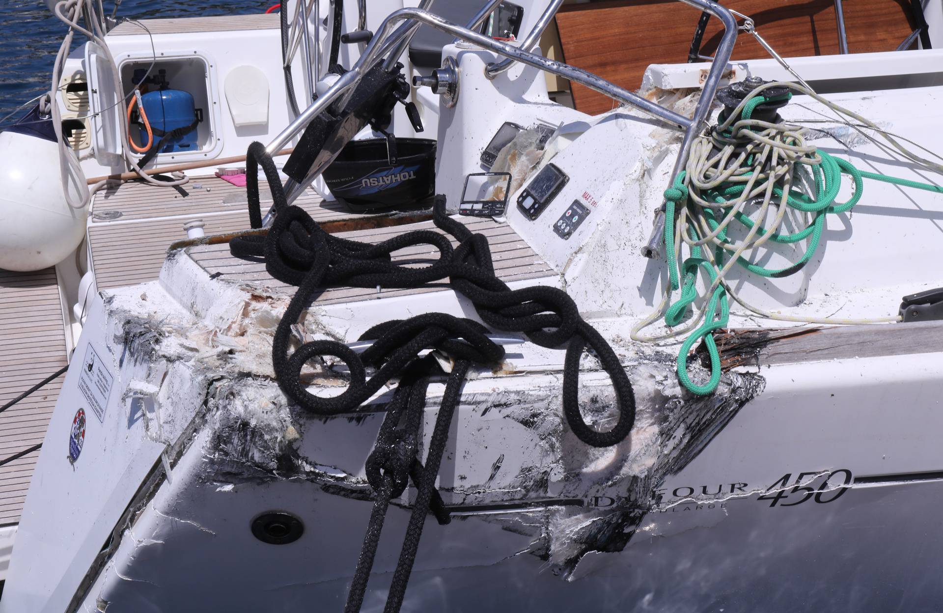 Četiri osobe ozlijeđene u sudaru dvaju plovila kod Splitskih vrata