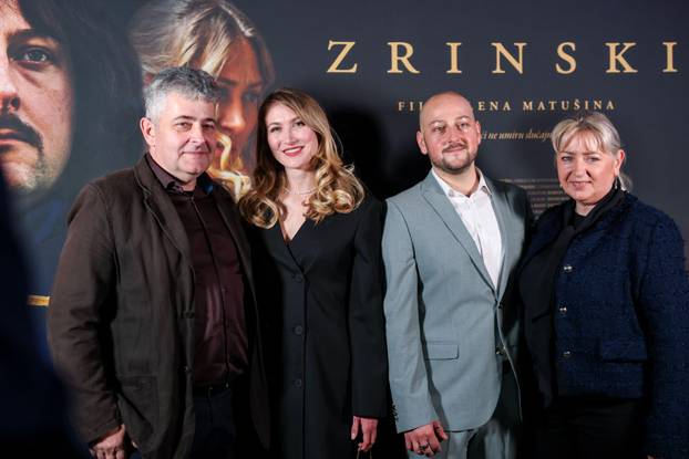 Zagreb: Premijera dugometražnog igrano-dokumentarnog filma "Zrinski"