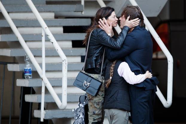 Split: Paolo Tramezzani poljubio suprugu Elisu i kćer nakon pobjede na Poljudu