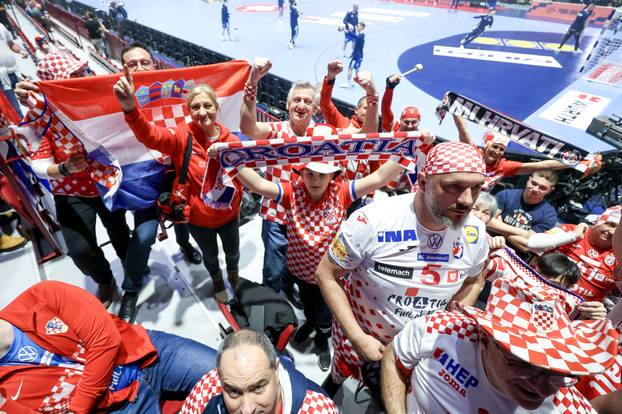 Susret Islanda i Hrvatske u drugom krugu EHF Europskog prvenstva, navijači 