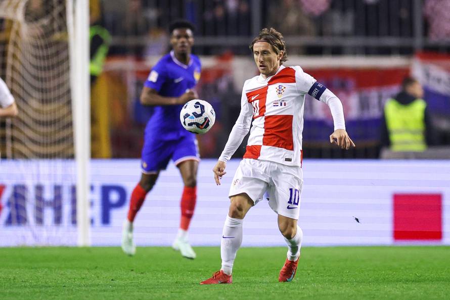 Prva utakmica četvrtfinala UEFA Lige nacija između Hrvatske i Francuske