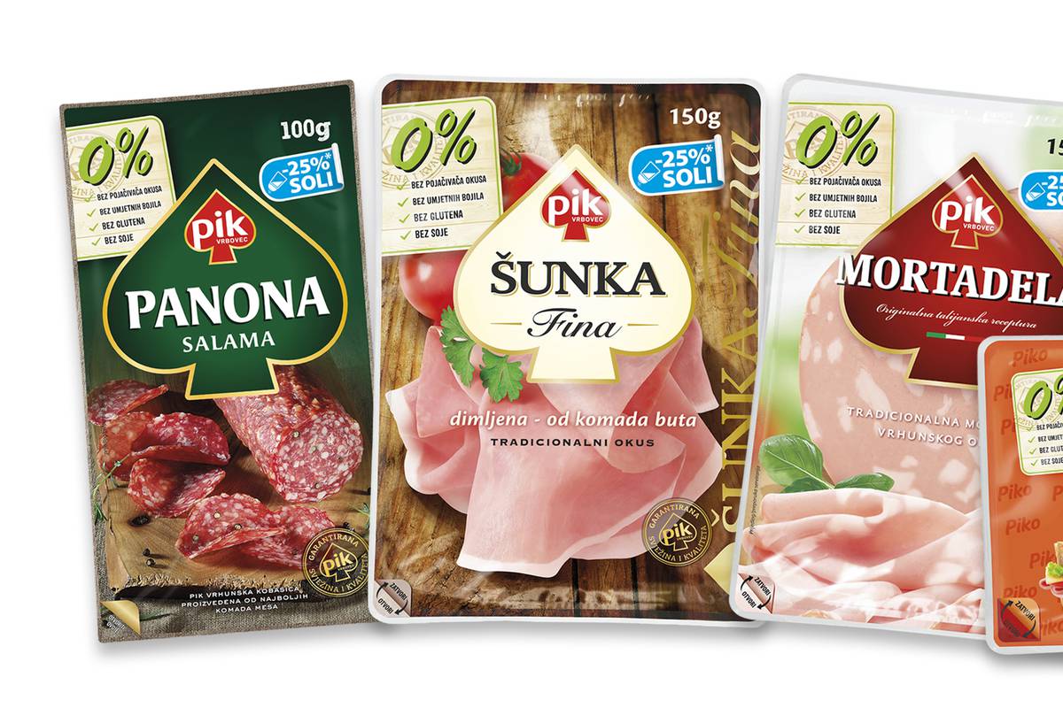 Proizvodi PIK Vrbovec od sada sadrže 25% manje soli