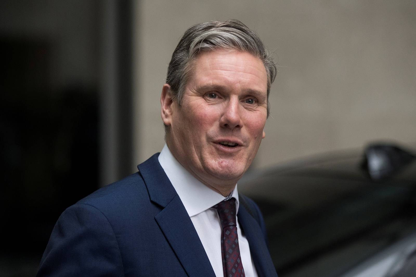 FILE PHOTO: Britain's opposition Labour Party Shadow Brexit Secretary Starmer leaves BBC HQ in London