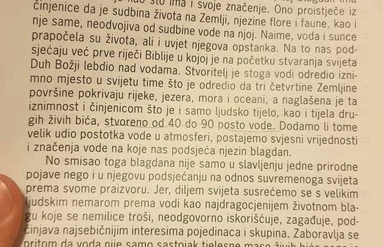 Svjetski dan voda nazvali "blagdanom" pa iskrivili i druge znanstvene činjenice