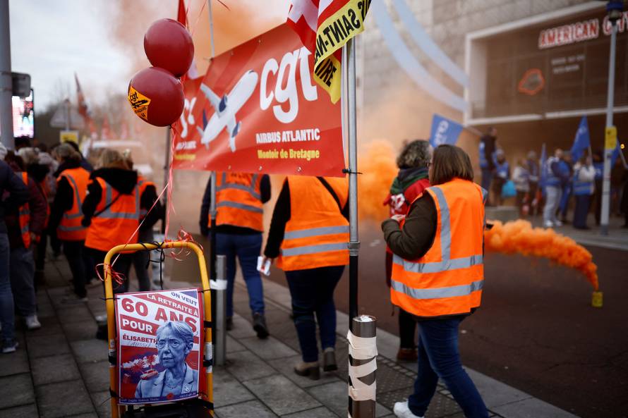 Nationwide strike in France against pension reform