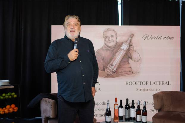 Zagreb: Slobodan Živojinović Boba predstavio vina svoje vinarije Vertiz