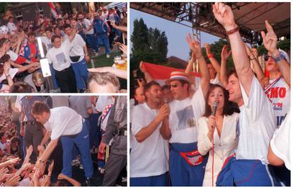 Na dočeku Vatrenih 98' najveći hit je bio 'Mare i Kate', pjevale su i Severina i Doris Dragović