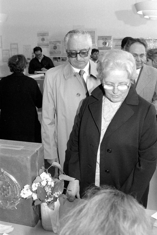 Prvi krug poslijeratnih višestranačkih izbora u Hrvatskoj, 22.4.1990.