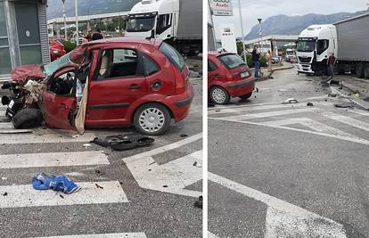 Krš i lom u Solinu: Sudarili se kamion i auto, vozač osobnog automobila preminuo u bolnici