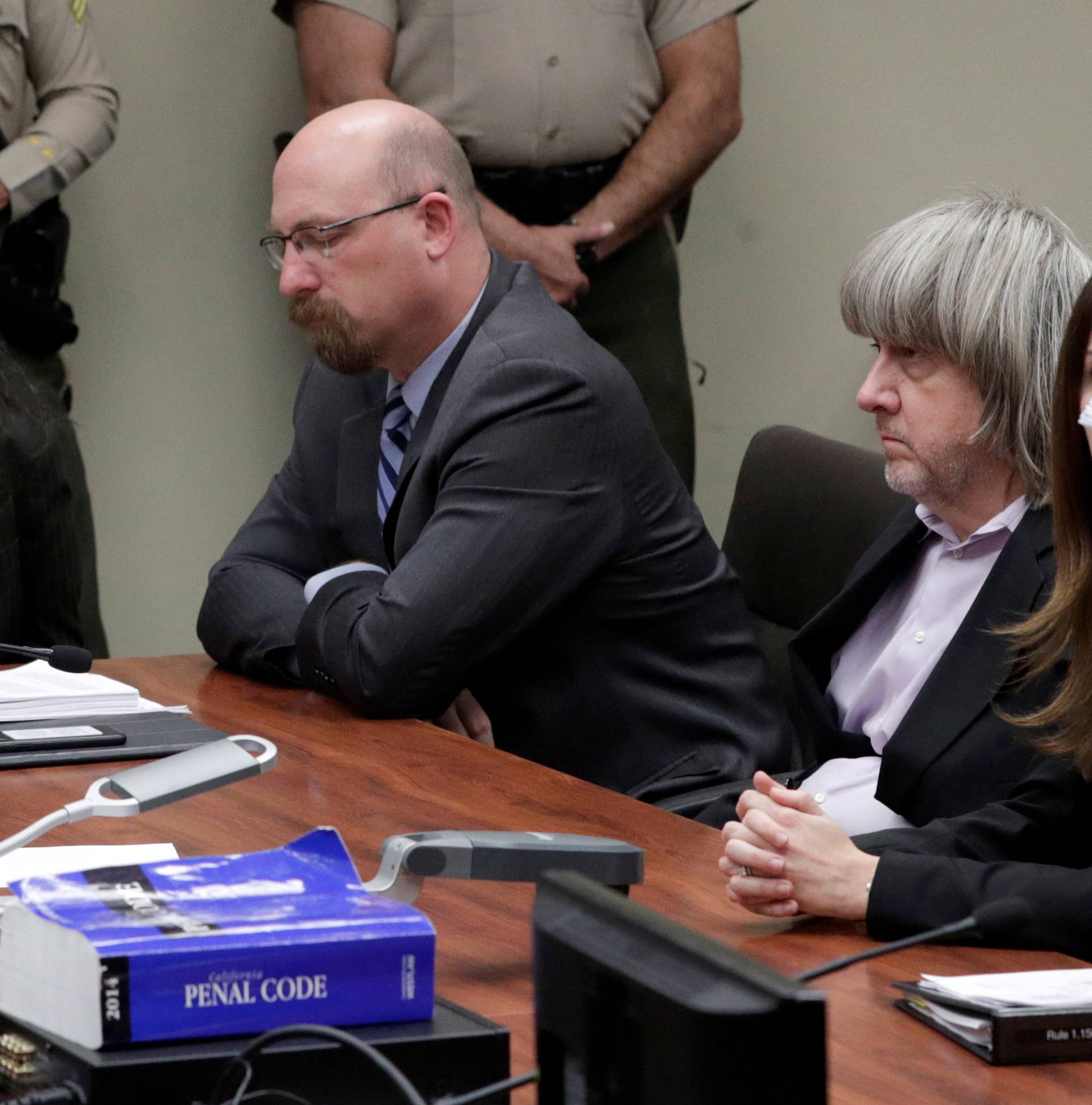 FILE PHOTO: David Turpin and Louise Turpin appear in court for their arraignment in Riverside