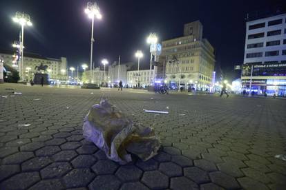 Zagreb: Centar grada prepun je smeća, radnici Čistoće zasad nisu izašli na teren