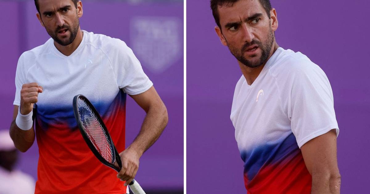 Cilic’s T-shirt attracted attention at the tournament in Great Britain