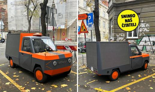 FOTO Zagrepčanin je snimio misteriozno vozilo: 'Nisam ovo još vidio!' Evo o čemu se radi