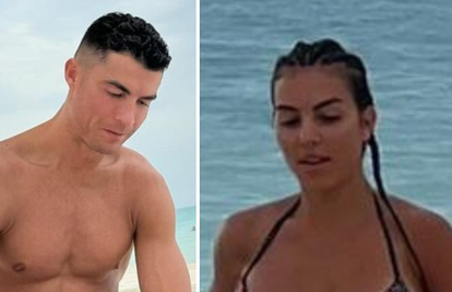 Vrući odmor popularnog para u Abu Dhabiju: Georgina i njen Ronaldo uživali sami na plaži