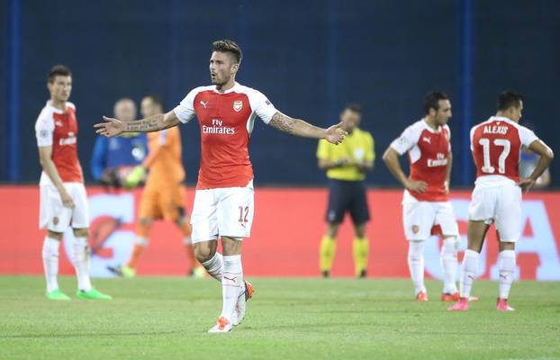 Zagreb: UEFA Liga prvaka, skupina F, 1. kolo, GNK Dinamo - Arsenal FC