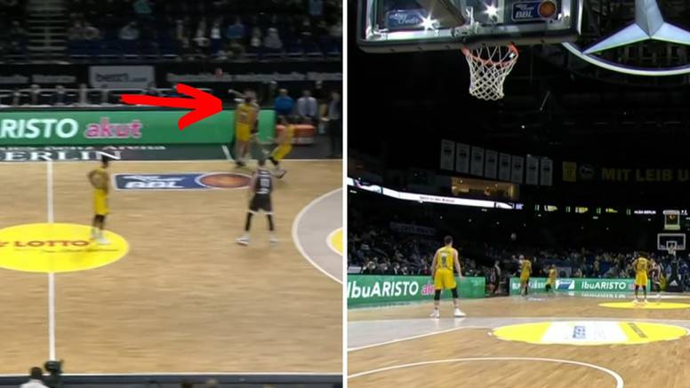 VIDEO Latvijac zabio tricu s 20 metara i šokirao komentatora