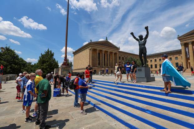 SP 2026 Philadelphia: Hrvatski navijači posjetili popularne Rocky Steps i Rocky Statue