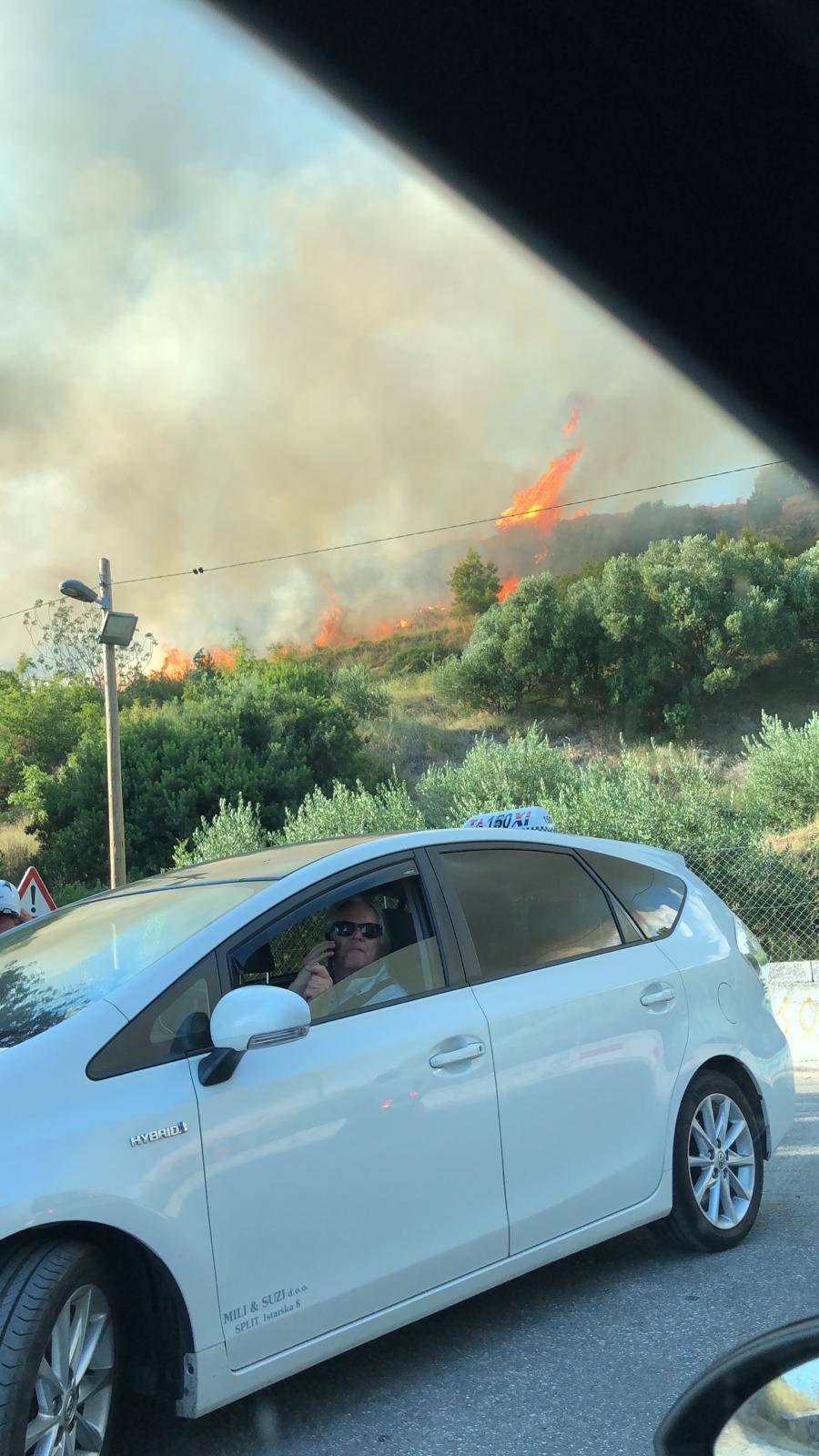 Istraga u Splitu: Sumnja se da je požar na Marjanu podmetnut