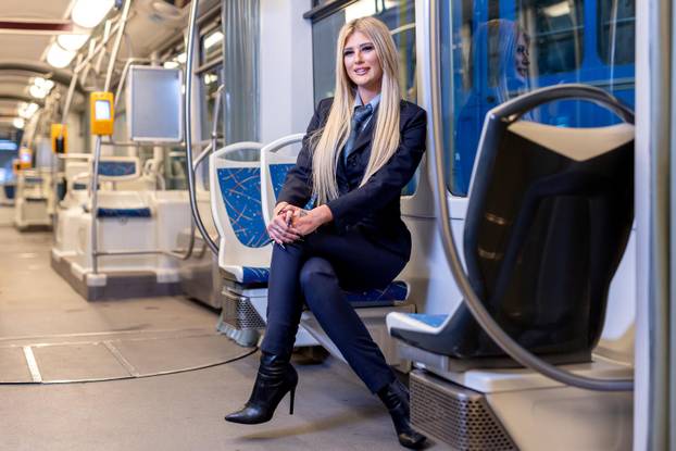 Zagreb: Iva Pandžić, 
vozačica tramvaja