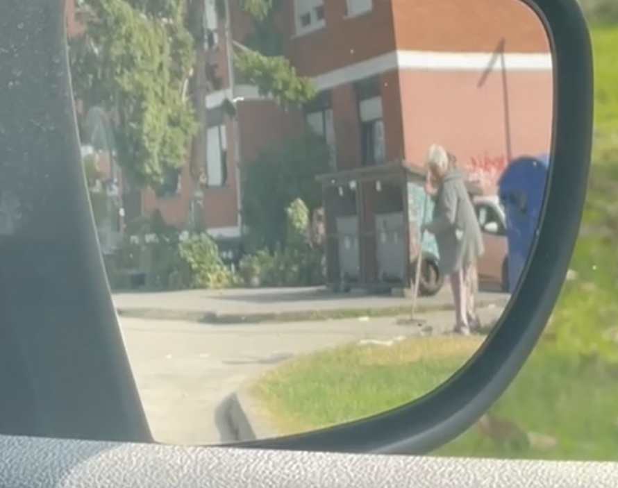 VIDEO Gospođa iz Zagreba oduševila čitatelja: 'Nabacali su papir, a ona je sve počistila'