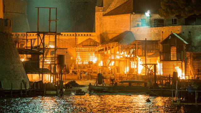 'Zapalili' Dubrovnik: Filmska ekipa za kraj priredila spektakl