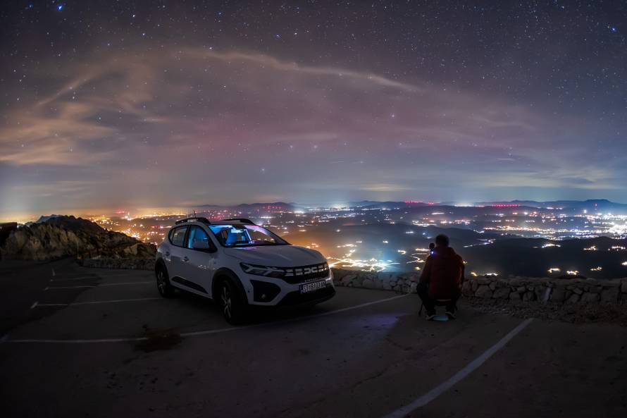 Aurora Borealis promatrana s vrha Biokova Sv. Jure 