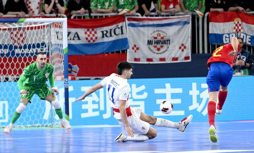 Susret Hrvatske i Španjolske u polufinalu Europskog prvenstva u futsalu