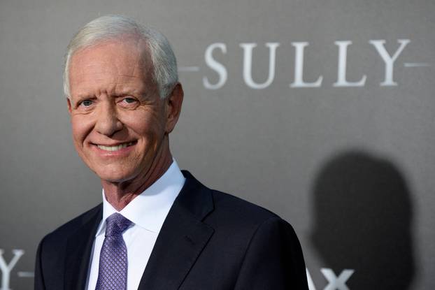 FILE PHOTO: Captain Chesley 'Sully' Sullenberger attends the New York premiere of the film "Sully" in Manhattan