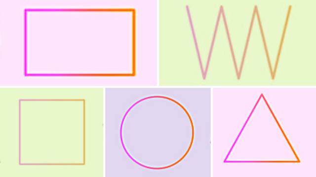 Test osobnosti: Koji oblik biste odabrali - kvadrat, trokut, krug, pravokutnik ili cik-cak liniju?