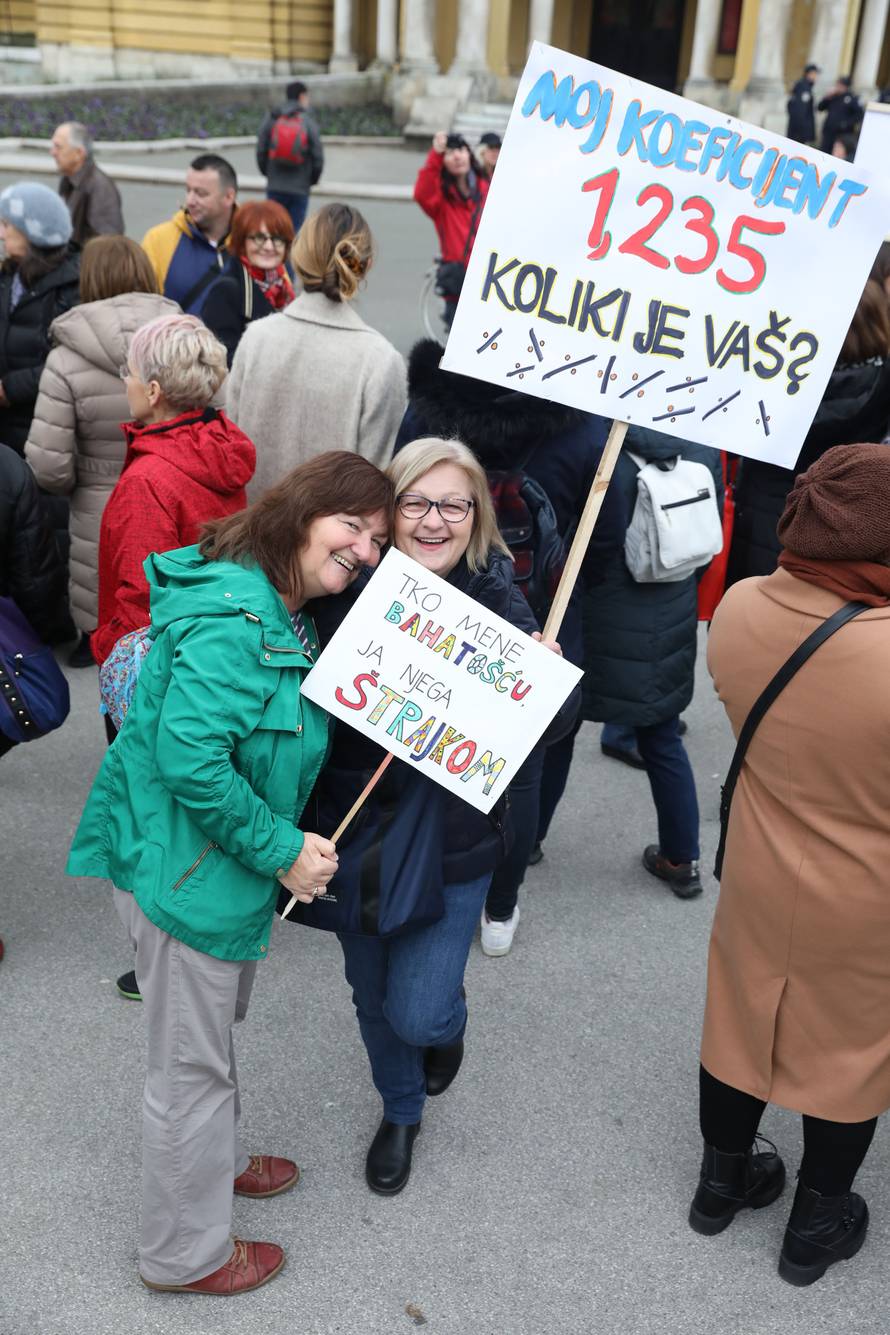Zagreb: Okupljanje za veliki prosvjed Hrvatska mora bolje