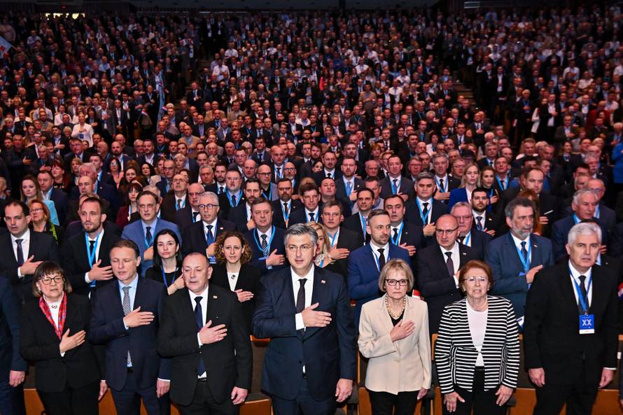 Zagreb: U dvorani Vatroslav Lisinski održan 20. Opći sabor HDZ-a