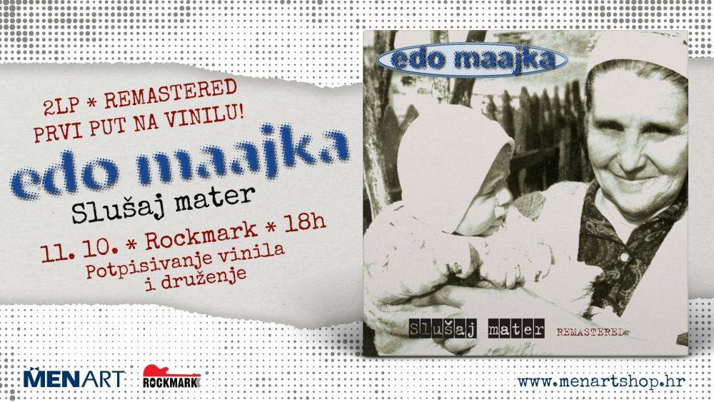 Edo Maajka predstavlja album Slušaj mater na LP izdanju