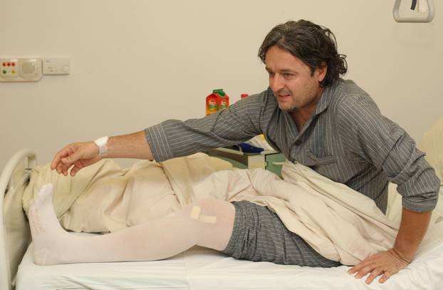 Krapinske toplice: Thompson se oporavlja od operacije koljena u bolnici Akromion