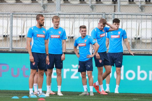 Osijek: Trening češke nogometne reprezentacije
