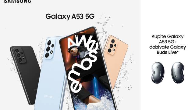 Samsung Galaxy A53 5G pametni telefon od sada dostupan u Hrvatskoj!