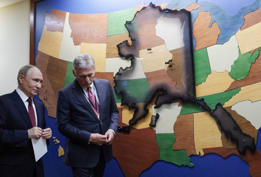 U.S. President Trump meets with Russian President Putin in Alaska