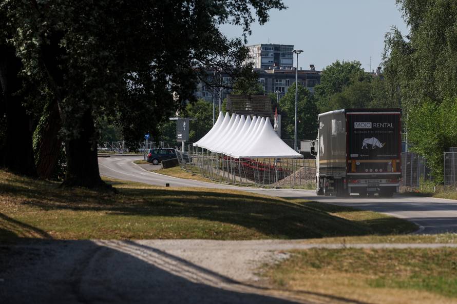 Zagreb: Obilazak Hipodroma uoči koncerta Marka Perkovića Thopsona