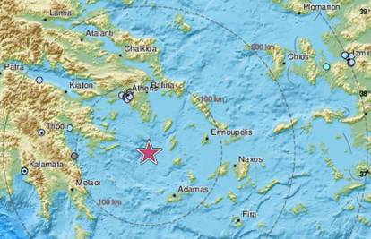 Potres magnitude 4,8 pogodio je Grčku: 'Snažno podrhtavanje'