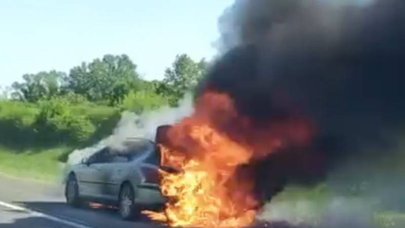 VIDEO Planuo automobil na A3 kraj Rugvice, kolona duga 2km