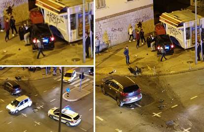Video: Strašan sudar u Splitu, jedan auto završio je u kiosku