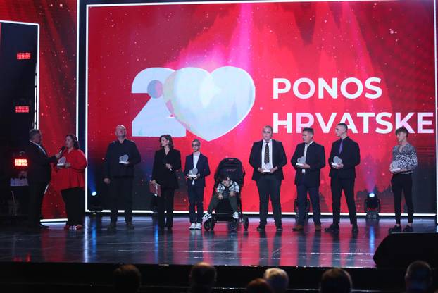 Zagreb: Svečana dodjela nagrade Ponos Hrvatske